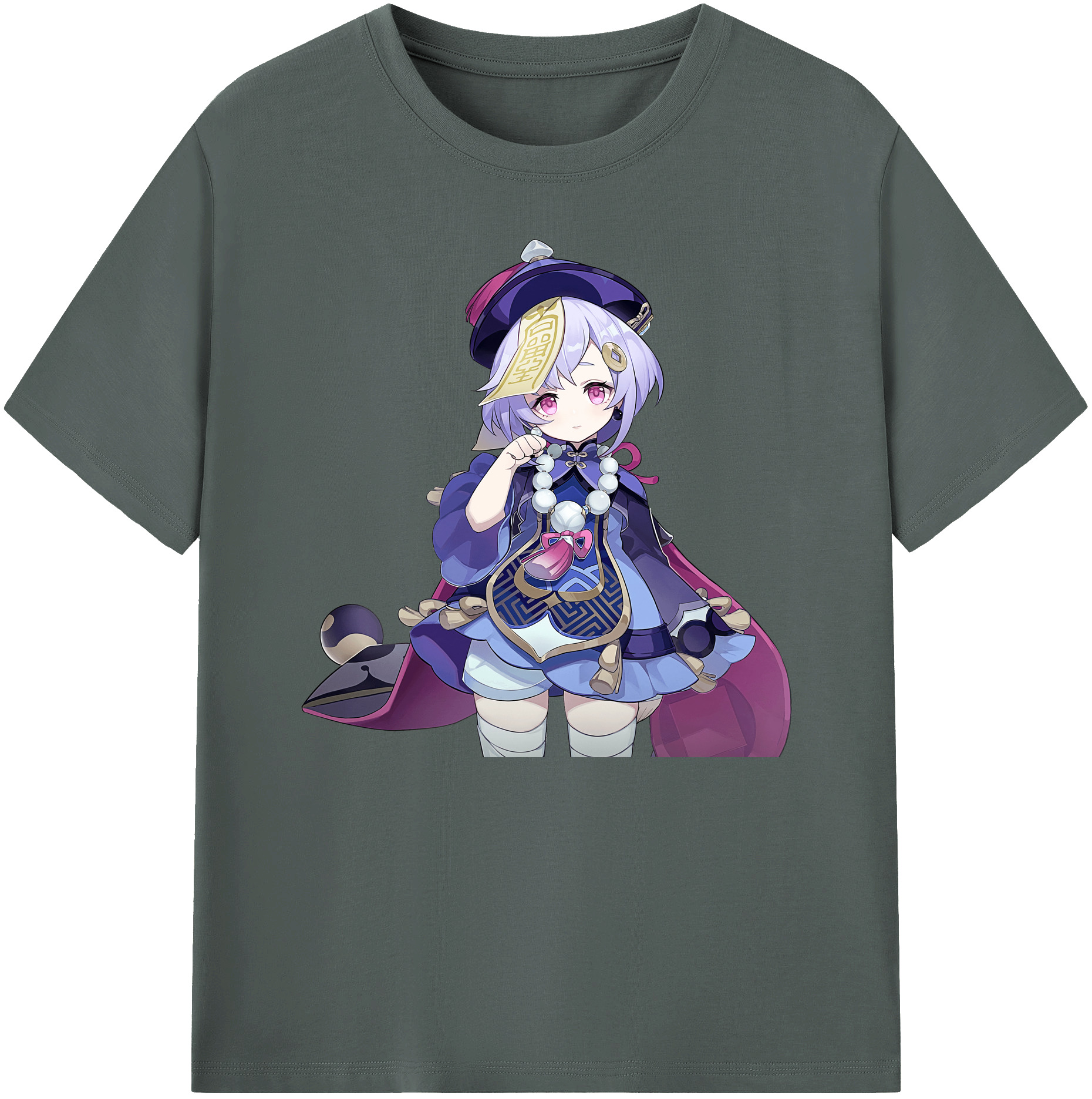 げんし神 七七 なな  genshin Nana 綿100％ メンズ半袖Tシャツ｜肌触りやわらか＆通気性